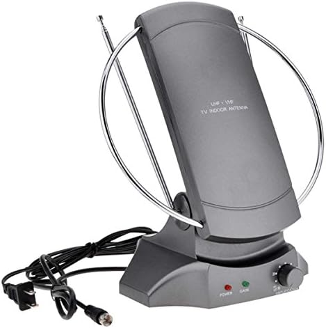 Dealkoo New 50+ Mile Indoor Color TV Antenna HDTV DTV HD VHF/UHF FM