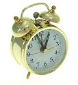 Acctim Brass 'Mini Bell' Keywound Alarm Clock