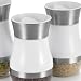 Polder KTH-1246-90 Pourable Canisters, Set of 3, White