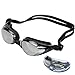 NOVAWO Adult Waterproof Anti-fog Uv Protection Swim Goggles for Men Women (Black)