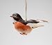 Fine Porcelain Christmas Gifts Collectible - Ornament collectible - Robin Bird