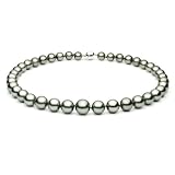 41gmZlY83YL. SL160  Silver Grey Tahitian Necklace   9 12mm, 16 Inches, AA+ Quality