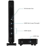 Nyrius ARIES Home+ Wireless HDMI 2x Input Transmitter & Receiver for Streaming HD 1080p 3D Video and Digital Audio from Cable box, Satellite, Bluray, DVD, PS4, PS3, Xbox One/360, Laptops, PC (NAVS502)