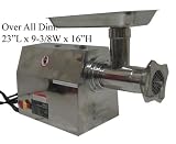 #22 Commercial Duty Electric Meat Grinder Sausage 1.5HP by