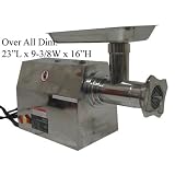 #22 Commercial Duty Electric Meat Grinder Sausage 1.5HP by Generic