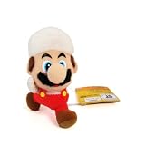 Super Mario Brothers Plush Keychain - Fire Power Mario