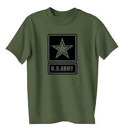 Modern ARMY Logo Short Sleeve T-Shirt in military green