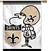 New Orleans Saints Vertical Flag: 27x37 Sir Saint Flag