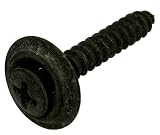 Pico 6335C #10 x 1 Black Trim Screw w/Countersunk Washer 15 per Package