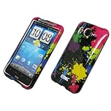EMPIRE Paint Splatter Design Hard Case Cover for AT&T HTC Inspire 4G