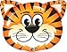 Tiger Shape Face Jungle Safari Zoo Birthday Party Supply Baby Shower 30