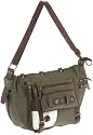 More & More 07/75/05252-90 (FREESTYLE) Damen Handtaschen (Überschlagtasche, QF, khaki)