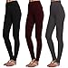 Women's 3 Pack Fleece Lined Leggings