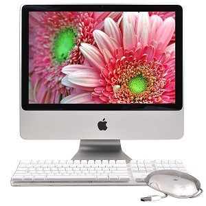 Apple iMac Aluminum Core 2 Duo T7700 2.4GHz 1GB 320GB DVD┬▒RW Radeon HD 2600 PRO 20" AirPort OS X w/Webcam & Bluetooth