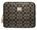 Coach Poppy Signature Lurex iPad Kindle Tech Tablet Sleeve Case 61366 Black Gold