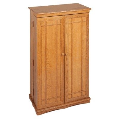Leslie Dame CD-612 Mission Style Cabinet Multimedia Storage