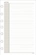 Day Runner Recycled Notepad, 5 1/2 x 8 1/2 Inches, White and Cream, Undated (031-3)