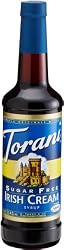 Torani Sugar-Free Syrup, Irish Cream, 25.4-Ounce Bottles (Pack of 3)
