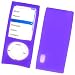 Apple iPod Nano 5 5th Generation Silicone Skin Case Rubber Cover Purple