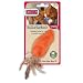 KONG Feather Top Carrot Catnip Toy, Cat Toy, Orange