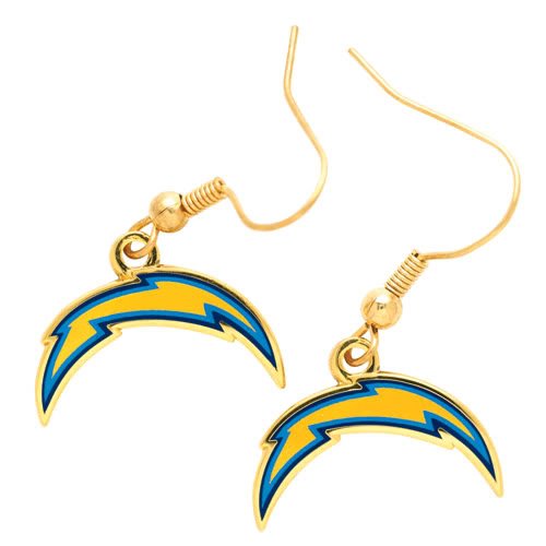 San Diego Chargers Dangle Earrings