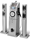 Singing Machine STVD-1001 Pedestal DVD/CDG Karaoke System with Tower Speakers and Subwoofer