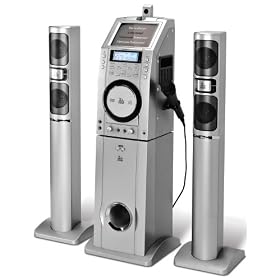 Singing Machine STVD-1001 Pedestal DVD/CDG Karaoke System with Tower Speakers and Subwoofer