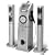 Singing Machine STVD-1001 Pedestal DVD/CDG Karaoke System with Tower Speakers and Subwoofer