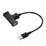 ELECOM 2ポート分岐型USBハブ U2H-CR2BBK