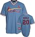 Lou Brock #20 St. Louis Cardinals Cooperstown Replica Jersey