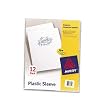 Transparent Plastic Sleeve, Letter, Clear, 12/Pack AVE72311