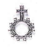 Finger Ring Rosary with Silver Tone - MADE IN ITALY