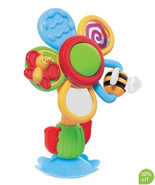 fun flower highchair toy