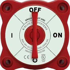 BLUE SEA 6005 BATTERY SWITCH MINI ON OFF by Boat Parts