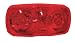 Blazer B444R Red rectangular dual bulb clearance marker-1 each