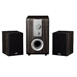 Eagle Arion ET-AR502-BK 2.1 Speakers with Subwoofer - 4 Inch Drivers, 40Hz to 20kHz, 30 Watts