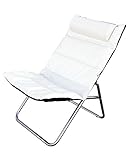 軽いから持ち運びも楽々！折り畳み式MANHATTAN FOLDING CHAIRマンハッタンフォールディングチェア (WHITE)