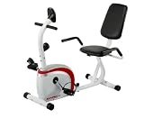 Marcy Recumbent Exercise Bike, White