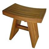 Solid Teak Indoor Outdoor Asian Stool- New