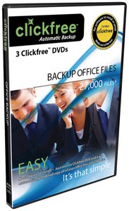 ClickFree DVD300-3 Office Backup 3-Pack (Silver)