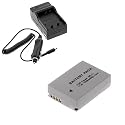 Lithium-Ion Battery + Battery Charger with Car Adapter for Canon Advanced PowerShot G10