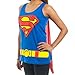 Bioworld Superman Logo Juniors Cape Tank Top (Large)