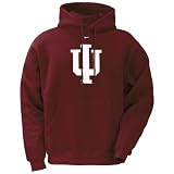 Nike Indiana Hoosiers Crimson Tackle Twill Logo Hoody Sweatshirt