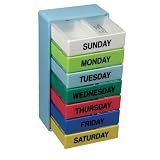 The 7 Day Color 2 Compartment Pill Boxes