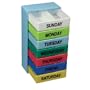 The 7 Day Color 2 Compartment Pill Boxes