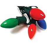 Good Tidings Holiday Light Set, 25-Lights, Ceramic Multi-Colored C9