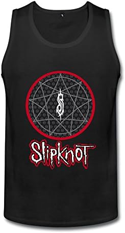 Us Rock Band Slipknot Logo Tank Top For Men Black