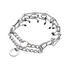 Guardian Gear Chrome Plated Steel Prong Dog Collar, 22-Inch