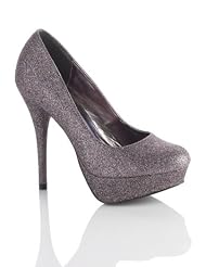 David's Bridal Glitter Platform Pumps. Sizzle by Coloriffics. Style Aspen... by David's Bridal