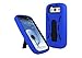 niceEshop Dark Blue/Black Armor Combo Silicone Hybrid Hard Case Cover with Kickstand for the New Samsung Galaxy S3 i9300